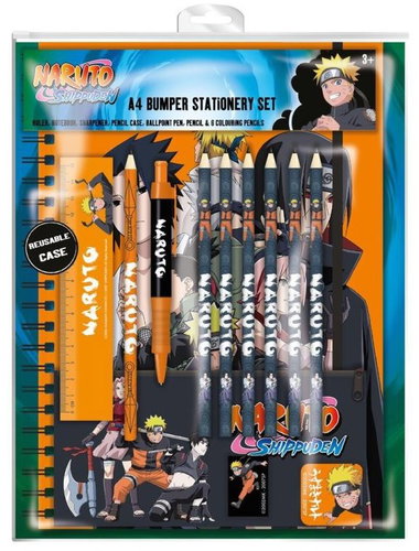 Naruto Shippuden: Characters - set with block - Writing Set - Main image