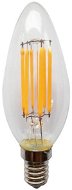 Retro LED Filament Candle Clear žiarovka 4W/230V/E14/6500K/440Lm/360° - LED žiarovka