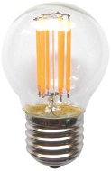 Retro LED Mini Globe Filament žiarovka číra P45 4W/230V/E27/4000K/410Lm/360° - LED žiarovka