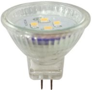 SMD-LED-Strahler MR11 2,5W/GU4/12V AC-DC/6000K/220Lm/120° - LED-Birne