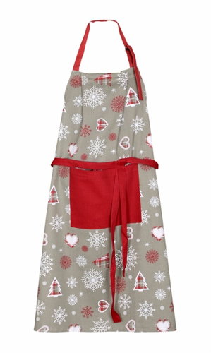 Forbyt Kitchen Christmas apron Heart 70 × 90 cm - Apron - Main image