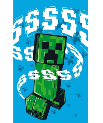 Carbotex Minecraft Creeper Explode 30 × 50 cm - Towel - Main image