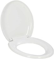 SHUMEE Toaletné sedadlo pomalé sklápanie rýchloupínacie biele - WC doska
