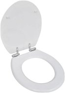 SHUMEE WC sedátko s funkciou pomalého sklápania MDF prostý dizajn bielej - WC doska
