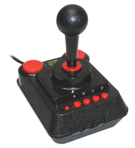 Joystick C64 - 30 klasických her z Commodore 64 pro připojení k TV, 2x cinch  - Joystick - Main image