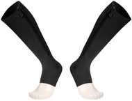 ZBCH Compression Knee Socks with Zip - Black, L/XL, Open Toe - knee socks