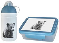 HEALTHY BREAD Healthy snack + Bottle 0,5 l MEDVĚD KUBA, set - Lunch Box