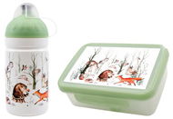 GESUNDE FLASCHE Gesunder Snack + Flasche 0,5 l WALDTIERE, Set - Lunchbox