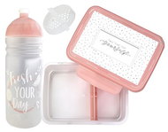 ZDRAVÁ LAHEV zdravá sváča + zdravá láhev 0,7 l FRESH RŮŽOVÁ set - Lunch Box