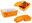 Gesunder Snack gelb, Set