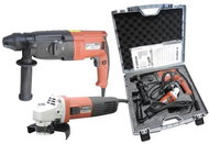 Set kladivo vrtací a sekací HD 27 C + bruska úhlová SAB 800 CR, kufr, STAYER - Vrtací kladivo