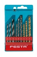 Drill bits for metal, wood, masonry, 5, 6, 8 mm, SET 9 pcs, FESTA - Iron Drill Bit Set