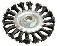 Radial brush, braid 115 mm - Sanding Brush