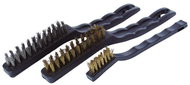 SET brush steel - brass 3 pcs - Wire Brush