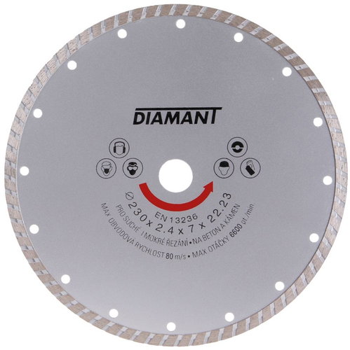 Diamond disc turbo O 230 x 22.2 mm, DIAMOND - Diamond Disc - Main image