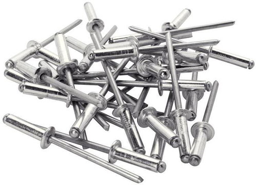 Rivets STANDARD, 4 x 12 mm, ALU, 100 pcs, blister, RAPID - Rivet - Main image