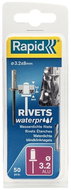 Rivets waterproof, 4,8 x 14 mm, 50 pcs, blister, RAPID - Rivet