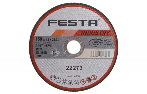 Kotouč řezný kov O 150 x 1,6 mm, FESTA INDUSTRY - Řezný kotouč - Main image