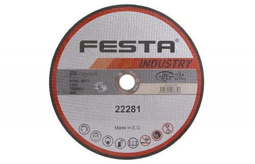 Kotouč řezný kov O 230 x 2,5 mm, FESTA INDUSTRY - Řezný kotouč - Main image