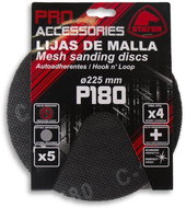 Mřížka brusná k bruskám LP/HP, O 225 mm - zrno 180, 5 ks, STAYER - Brusný papír