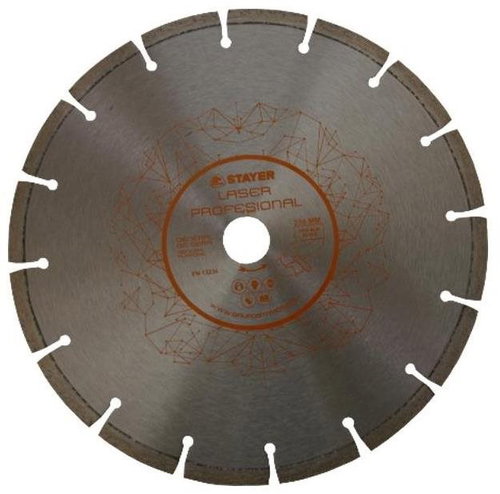 Kotouč diamantový segmentový LASER PROFESIONAL, O 180 x 22,2 x 7 mm, STAYER - Diamantový kotouč - Main image