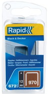 Staples Black&Decker, 970/12 mm, 672 pcs, blister, RAPID - Heavy-Duty Staples