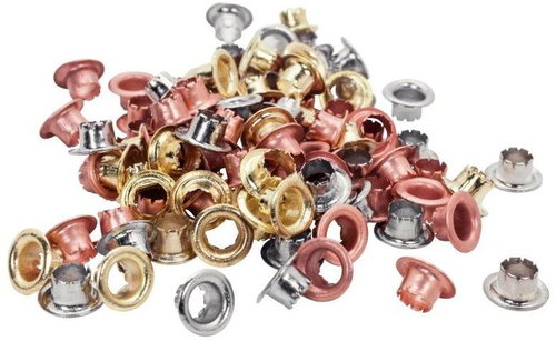 Eyelets 3 colours, 4 mm, 100 pcs, blister, RAPID - O-Ring - Main image