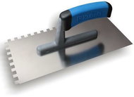 Hladítko nerez, zub 8 mm, 270 x 130 mm, plastová otevřená rukojeť M - Zednické hladítko