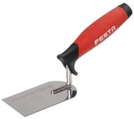 Lžíce nerez vymazávací, 40 mm, gumová rukojeť, FESTA - Zednická lžíce