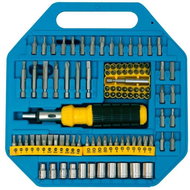 Šroubovák s ráčnou + bity sada, 101 ks - Sada bitů