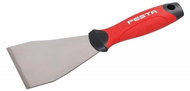 Špachtle nerez, 75 mm, gumová rukojeť, FESTA - Zednická špachtle