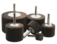Grinding wheel 60 x 30 mm, O 6 mm, P40, on shank - Lamellar Disc
