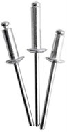 Aluminium rivets, 4 x 12 mm, 50 pcs - Rivet