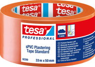 Plastic plastering tape 60399, UV 7 days, 33 m x 50 mm, orange - Masking Tape