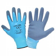 Rukavice pracovní LATEX BLUE, velikost 7, card, LAHTI PRO - Pracovní rukavice