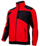 Bunda flísová se zesílením, červeno-černá, vel.2XL, LAHTI PRO - Work Jacket