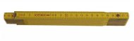 Metr skládací dřevěný PROFI, CE, žlutý, 2 m - Metr