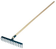 Hrábě kovové, 10 zubů, s násadou 160 cm - Hrábě
