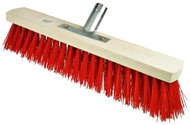 Koště silniční, 400 x 60 mm, vlas 8 cm, červené - Broom