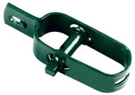 Fence tensioner, PVC surface, small, green - Turnbuckle