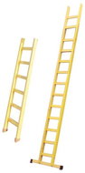 Žebřík dřevěný opěrný, 17 příček, 5 m, (rozteč 280mm) - Žebřík
