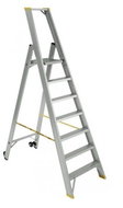 Schůdky Al jednostranné, 3 příčky, nosnost 150 kg, ALVE FORTE 9303 - Stepladder