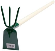Motyčka plochá 3 zubá, s násadou 100 cm, FED - Motyka