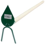 Motyčka špičatá 2 zubá, s násadou 100 cm, FED - Motyka