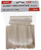 Klínky montážní dřevěné, 80 x 25 x 10 - 3 mm, 20 ks, ENPRO - Tiling Tools