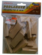 Klínky podlahové dřevěné, 55 x 20 x 15 - 10 mm, 33 ks, ENPRO - Tiling Tools