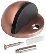 Door stop, O 45 x 25 mm, antique copper - Doorstop