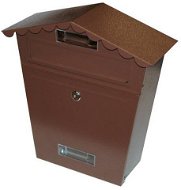 Schránka poštová, 290 × 360 × 105 mm, hnedá - Poštová schránka