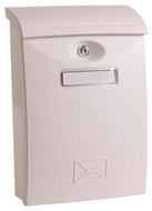 Schránka poštovní, 240 x 105 x 345 mm, PVC, bílá - Poštovní schránka