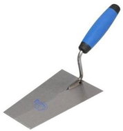 Lžíce ocel, 180 x 120 x 80 mm, tl. 1,2 mm, gumová rukojeť MČ - Zednická lžíce